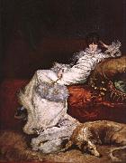 Georges Clairin Sarah Bernhardt oil painting reproduction